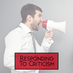 How to Take Criticism Well
